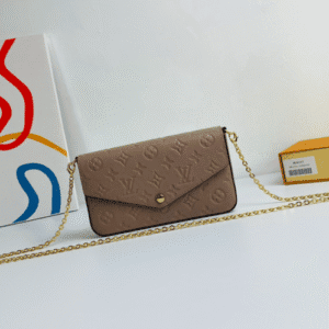 Louis Vuitton Pochette Félicie Chain Bag - Khaki 64895 | Sandra Bags