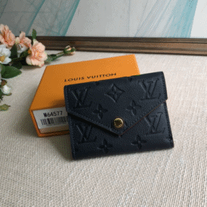 Louis Vuitton Monogram Empreinte Victorine Wallet - Blue 94603 | Sandra Bags