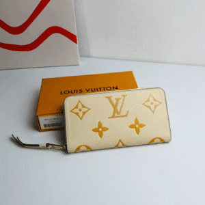 Louis Vuitton Pool Zip Around Wallet - Apricot 11031 | Sandra Bags