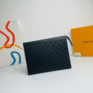 Louis Vuitton Pochette Voyage Medium Clutch - Black 99252 | Sandra Bags