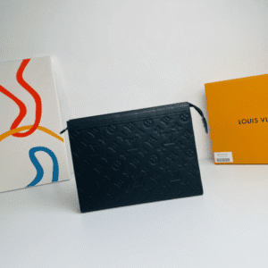 Louis Vuitton Pochette Voyage Medium Clutch - Black 45238 | Sandra Bags