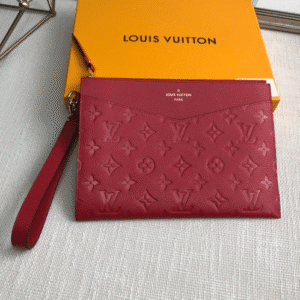 Louis Vuitton Mélanie Medium Clutch - Red 21143 | Sandra Bags
