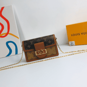 Louis Vuitton Dauphine Chain Bag - Brown 29438 | Sandra Bags