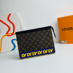 Louis Vuitton Monogram Eclipse Rubber Pouch 97434 | Sandra Bags