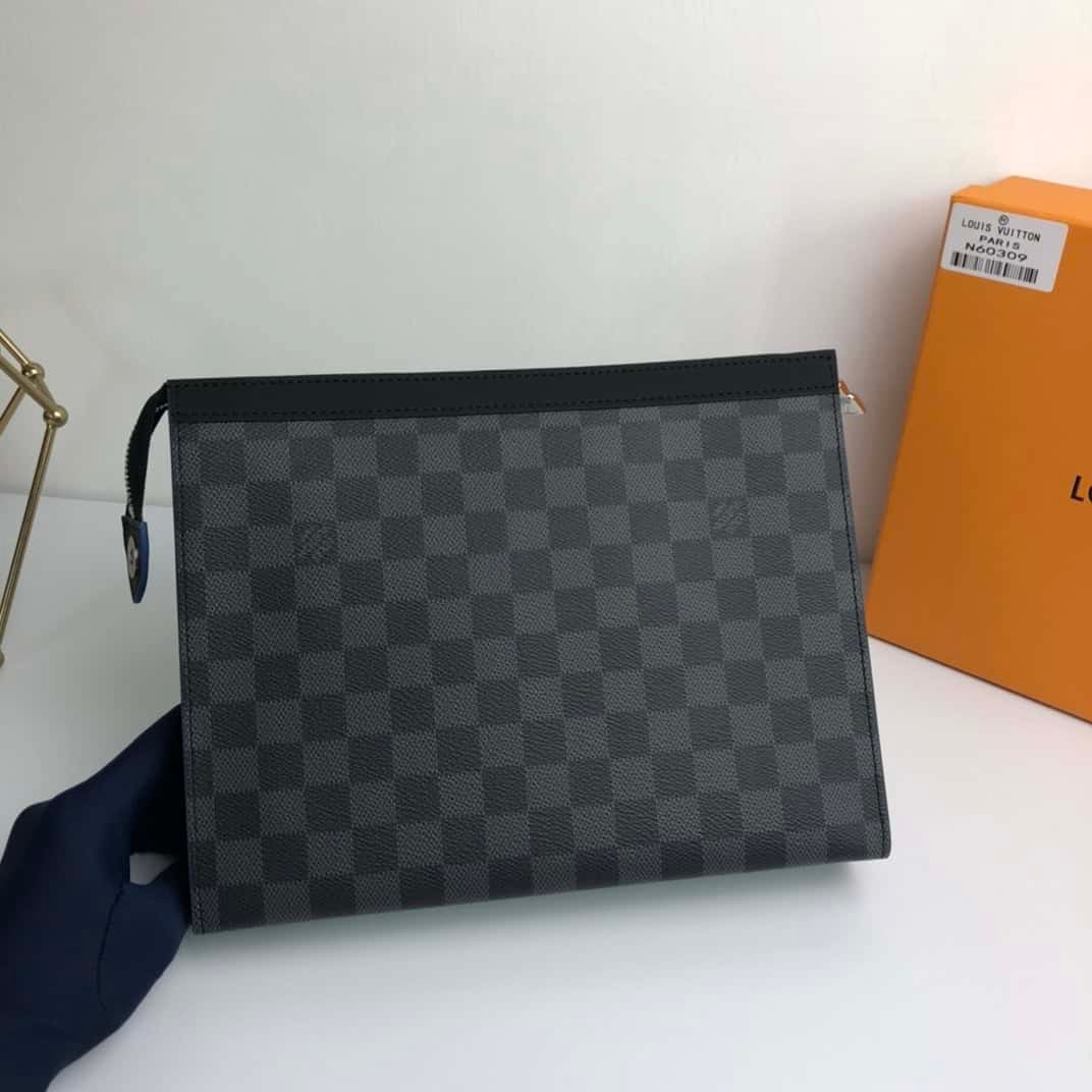 Louis Vuitton Pochette Voyage Medium Handbag - Blue 68590 | Sandra Bags - Image 5