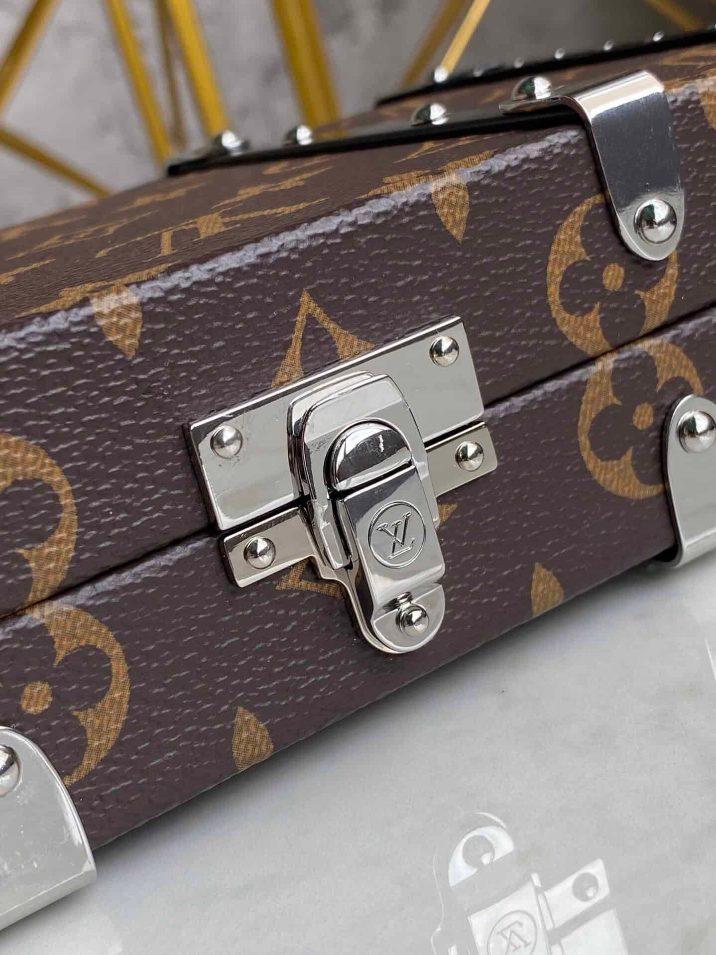 Louis Vuitton Catwalk Wood Box Handbag - Brown 63532 | Sandra Bags - Image 2