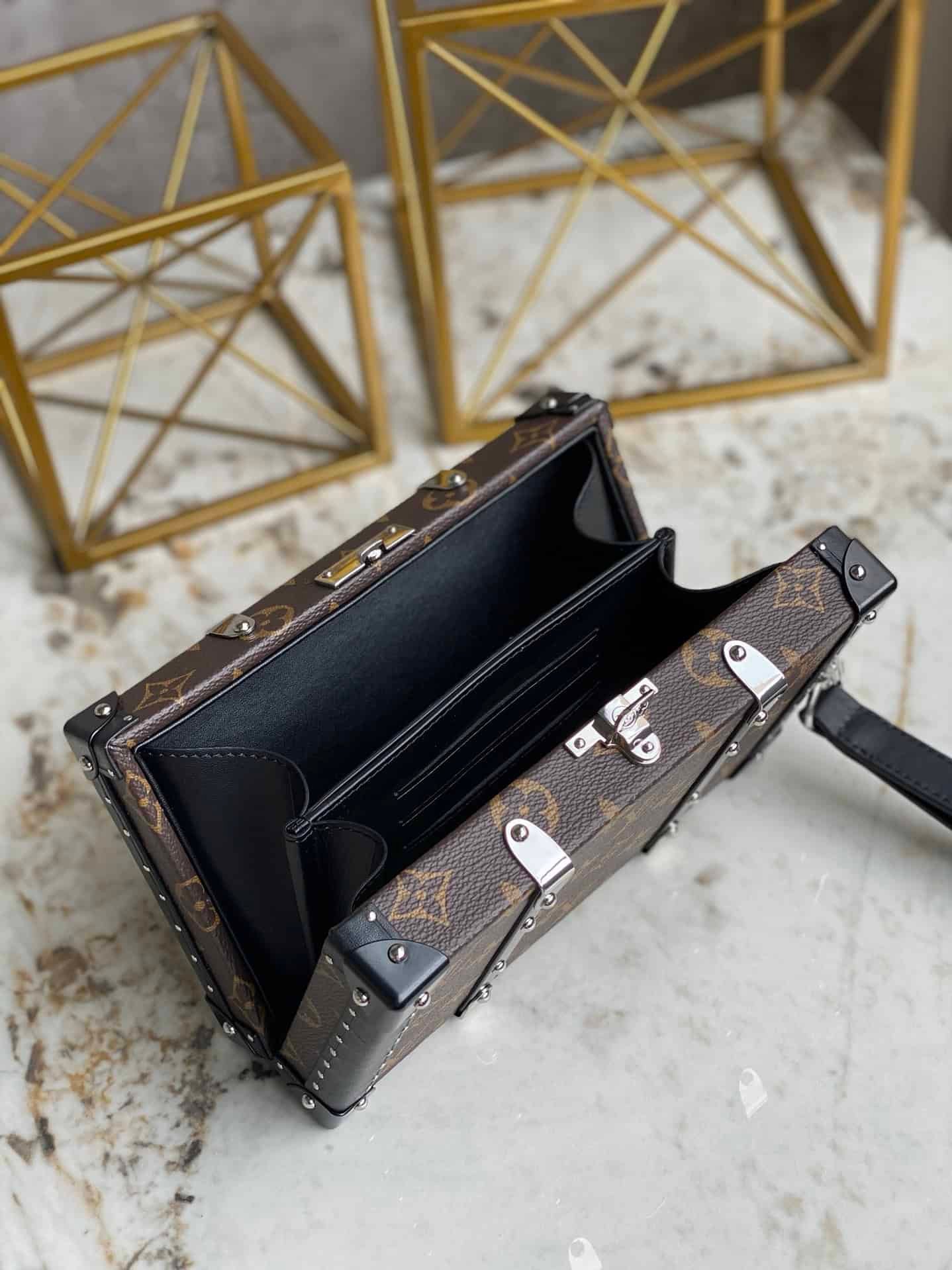 Louis Vuitton Catwalk Wood Box Handbag - Brown 63532 | Sandra Bags - Image 3