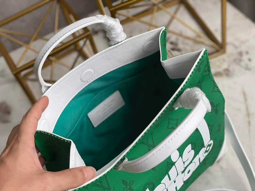 Louis Vuitton Virgil Abloh Litter Handbag - Green 81363 | Sandra Bags - Image 2