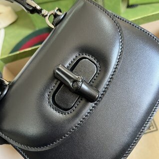 Gucci Bamboo Mini Handbag - Black 49797 | Sandra Bags - Image 2