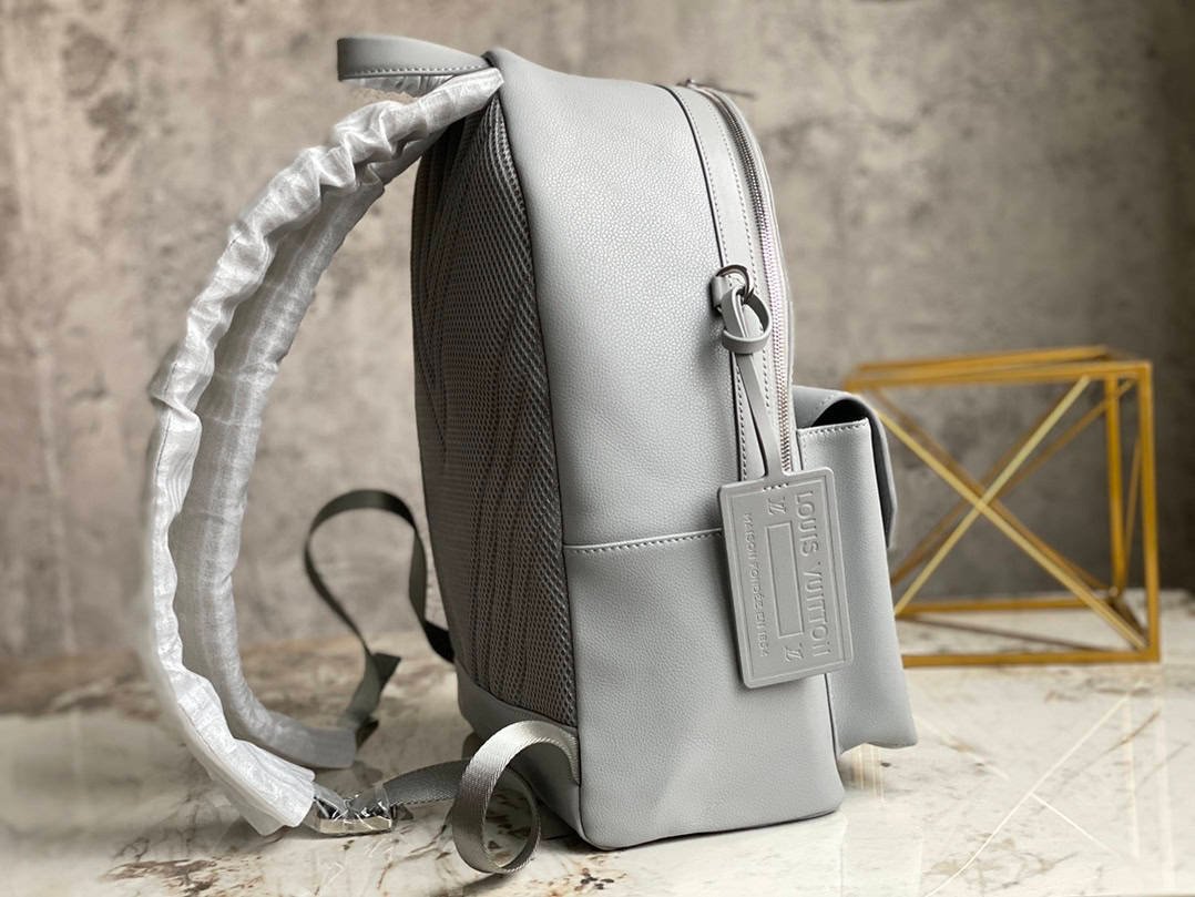 Louis Vuitton Full Leather Backpack Series - Gray 89137 | Sandra Bags - Image 6
