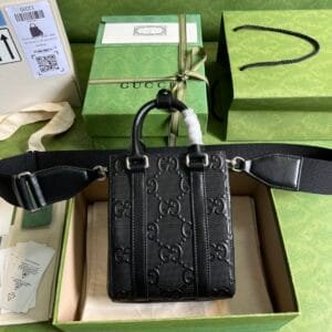 Gucci GG Black Pattern Bag 55325 | Sandra Bags