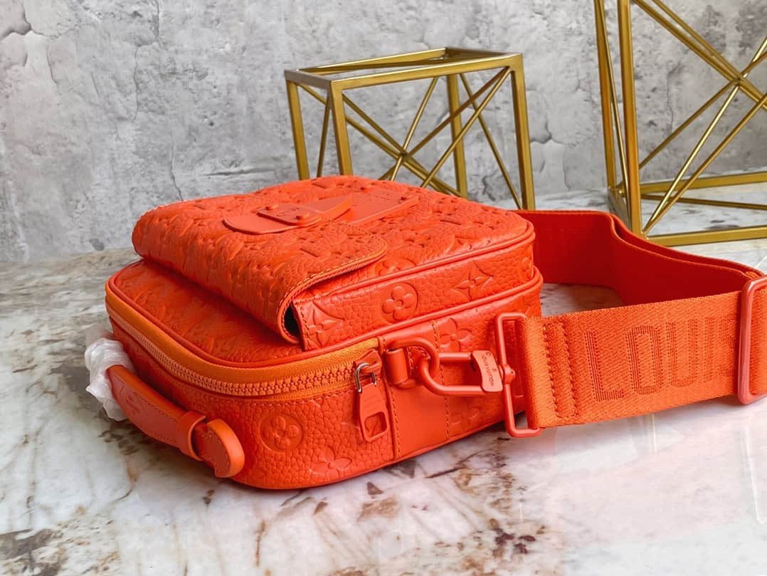 Louis Vuitton Men's S Lock Messenger Bag - Orange 31306 | Sandra Bags - Image 5