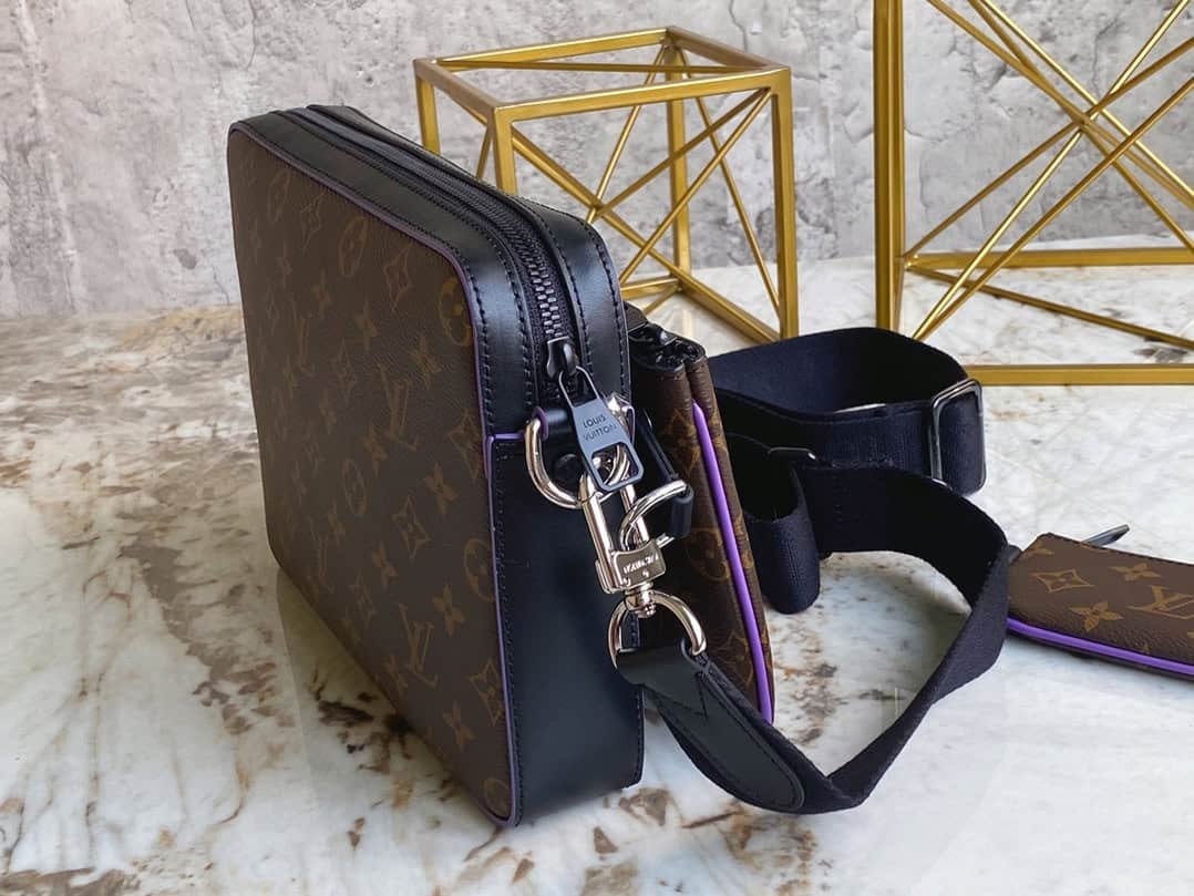 Louis Vuitton Men's TRIO Messenger Bag - Purple 50254 | Sandra Bags - Image 4