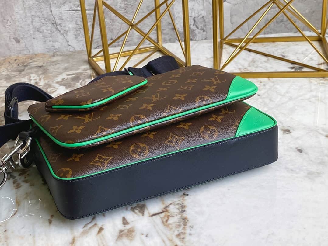 Louis Vuitton Men's TRIO Messenger Bag - Green 46444 | Sandra Bags - Image 3