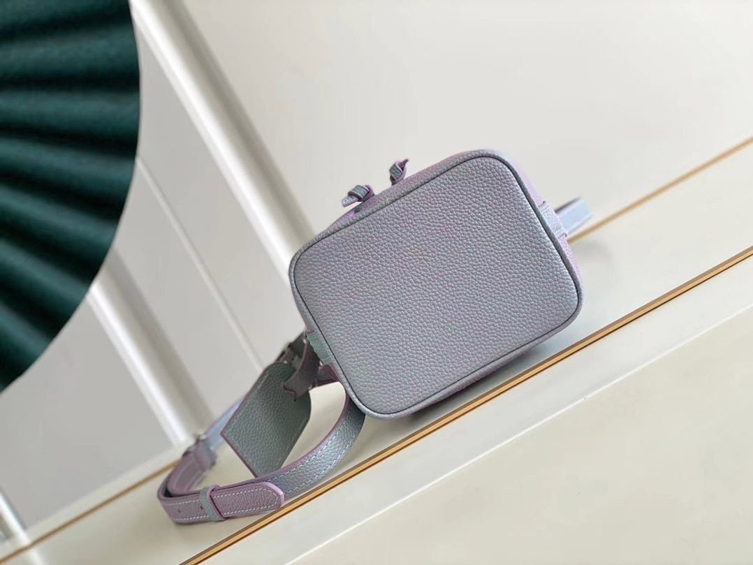 Louis Vuitton Apricot Nano Noé Handbag - Blue 31326 | Sandra Bags - Image 4