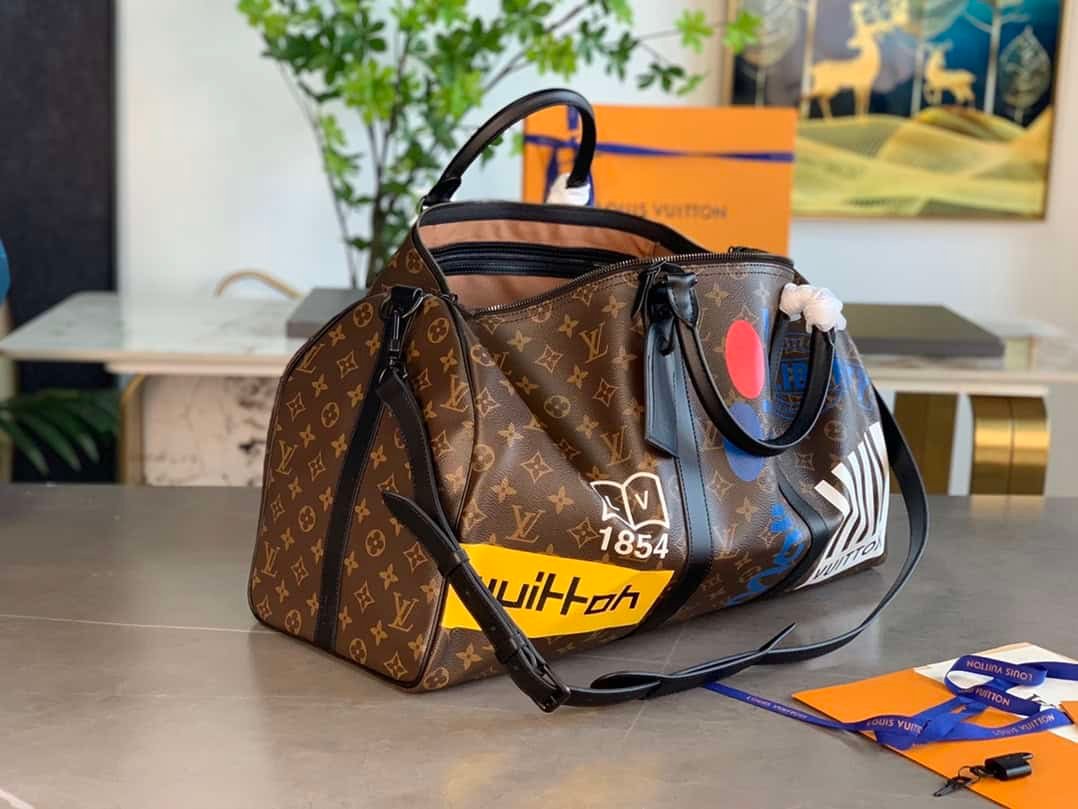 Louis Vuitton Men's Keepall 50 Travel Bag 75343 | Sandra Bags - Image 2