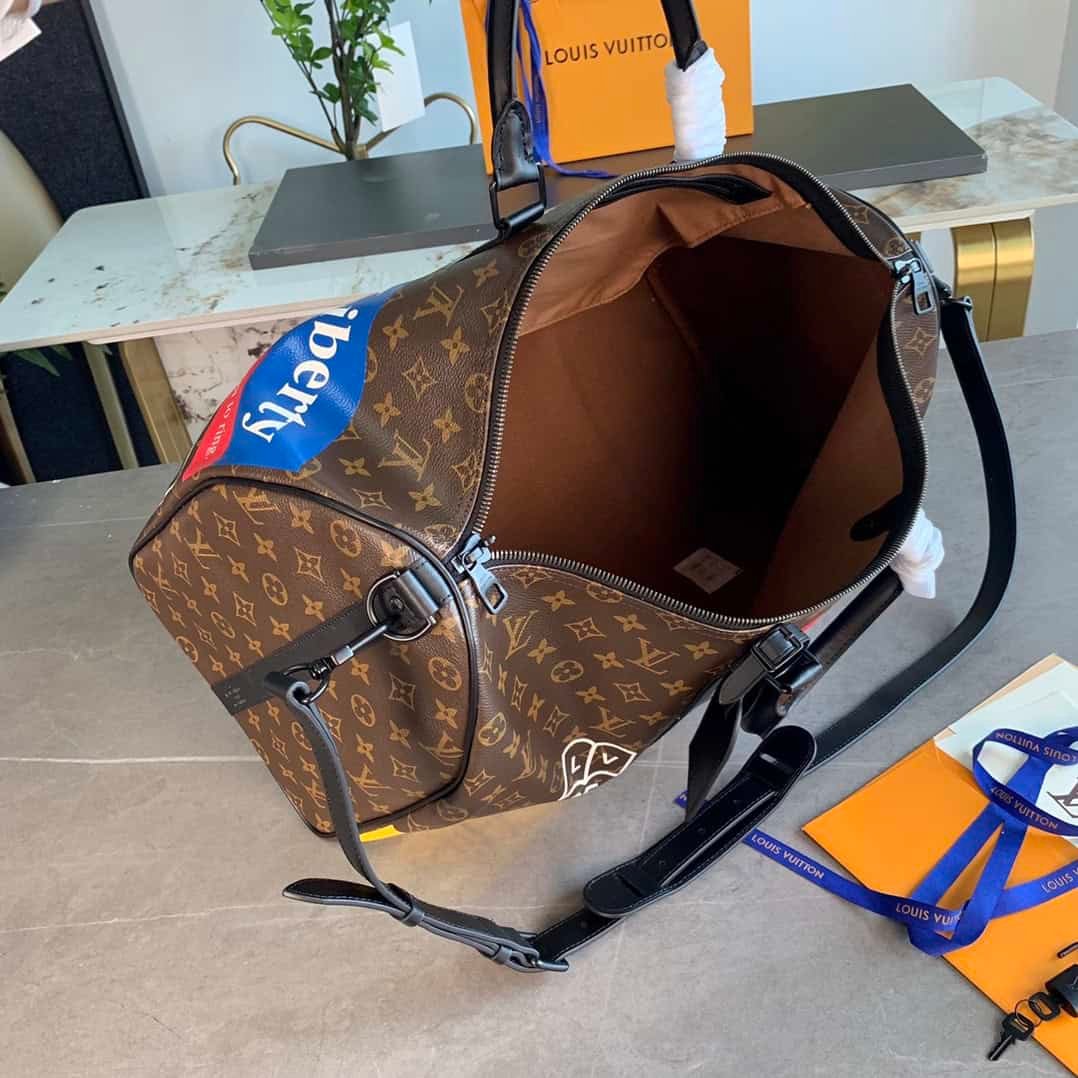 Louis Vuitton Men's Keepall 50 Travel Bag 75343 | Sandra Bags - Image 3