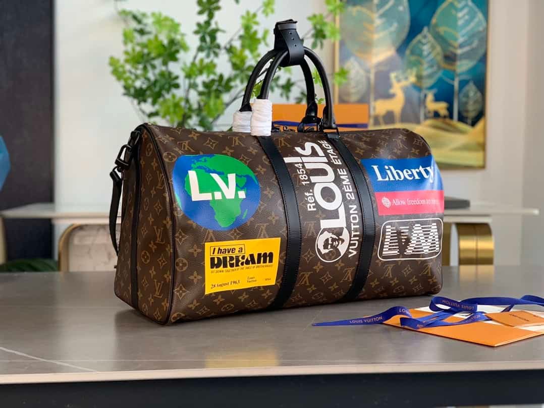 Louis Vuitton Men's Keepall 50 Travel Bag 75343 | Sandra Bags - Image 5