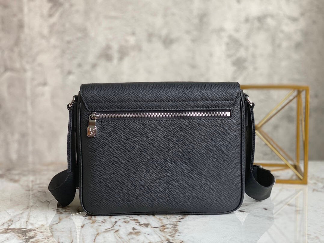 Louis Vuitton Cross Pattern District Small Messenger Bag - Black 43358 | Sandra Bags - Image 3