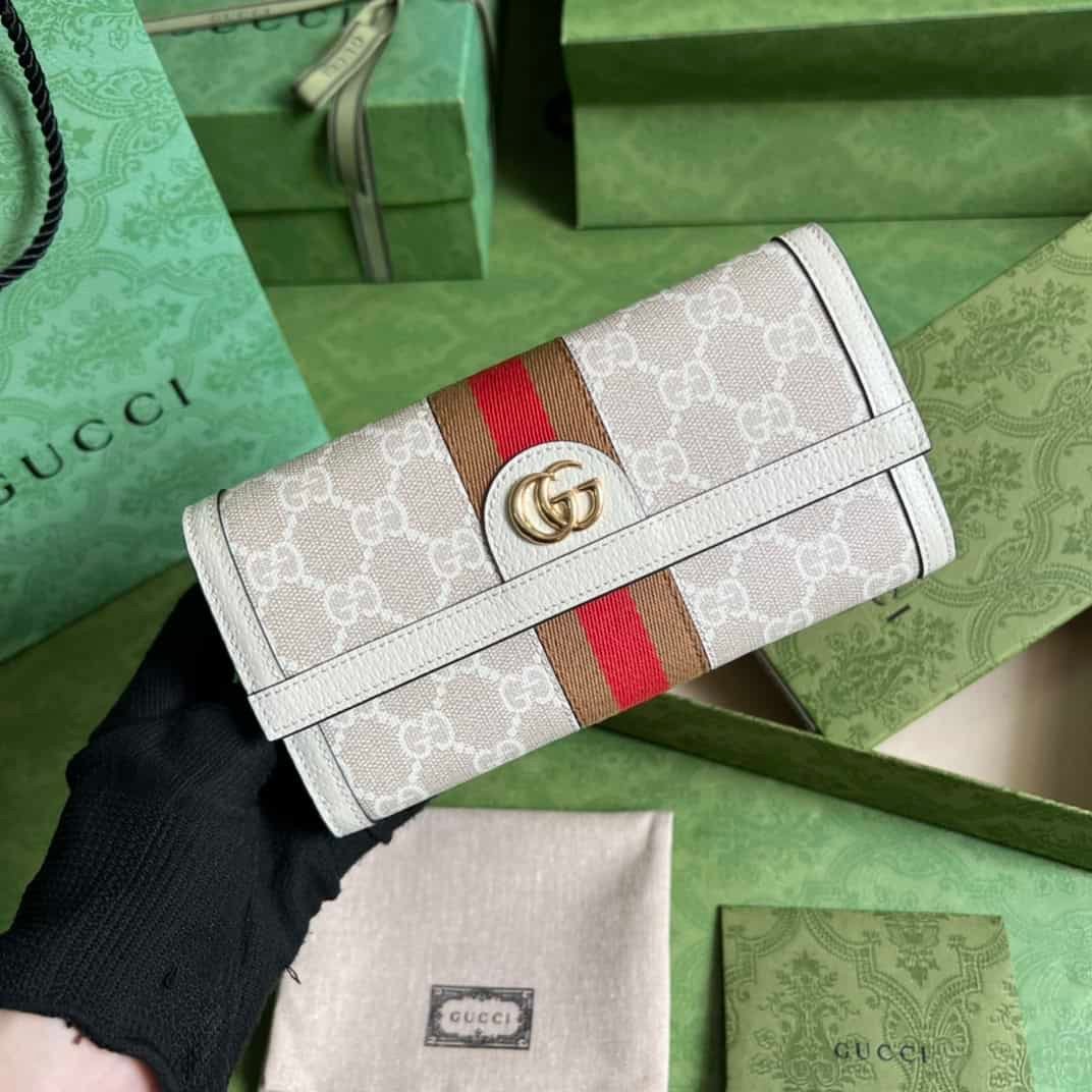 Gucci Classic GG Pattern Wallet 90162 | Sandra Bags