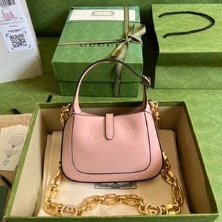 Gucci Jackie Mini Shoulder Bag Pink 63664 | Sandra Bags - Image 3