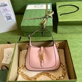 Gucci Jackie Mini Shoulder Bag Pink 63664 | Sandra Bags