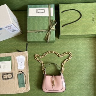 Gucci Jackie Mini Shoulder Bag Pink 63664 | Sandra Bags - Image 4