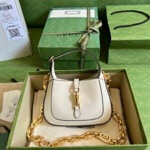 Gucci Jackie Mini Shoulder Bag - White 57939 | Sandra Bags
