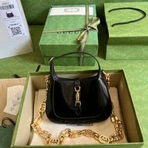 Gucci Jackie Mini Shoulder Bag - Black 12010 | Sandra Bags