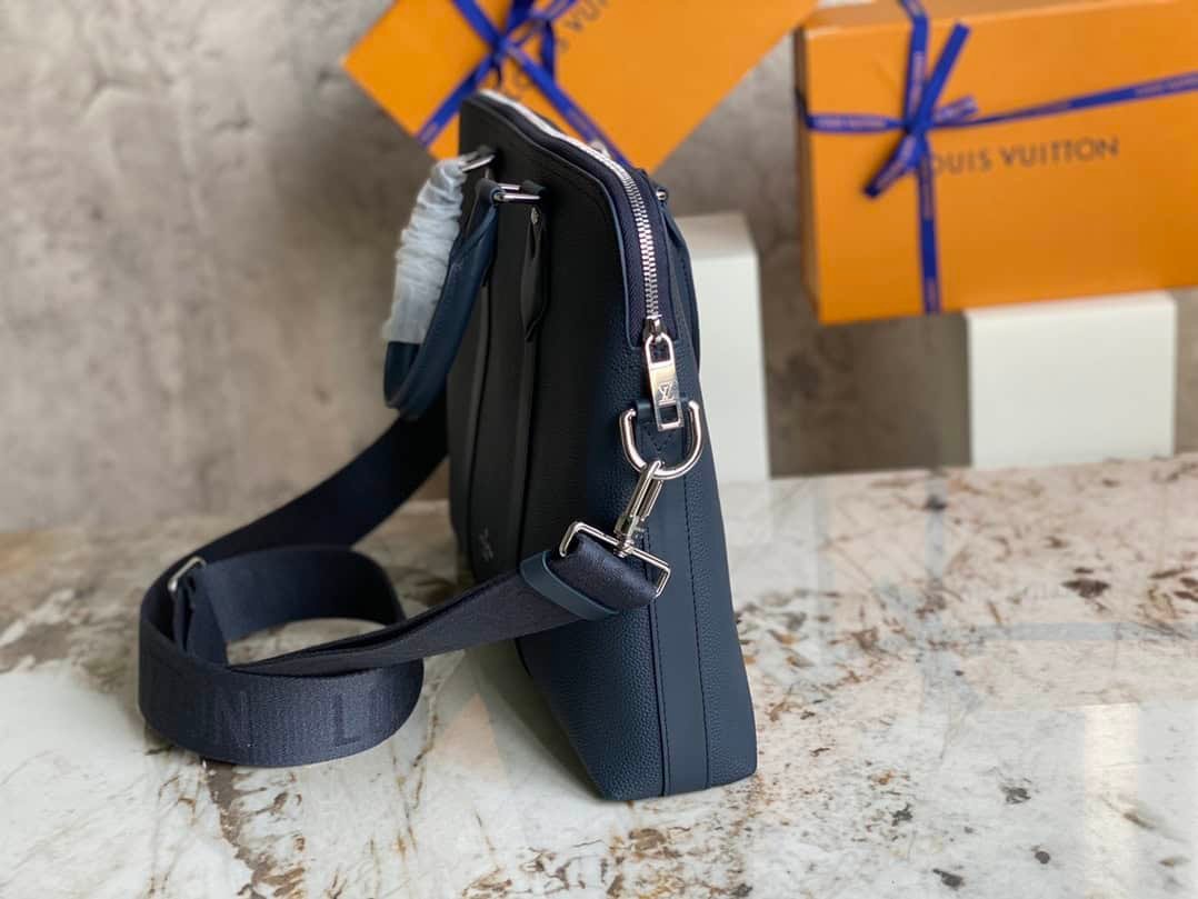 Louis Vuitton Armand Small Briefcase Bag - Blue 80377 | Sandra Bags - Image 5