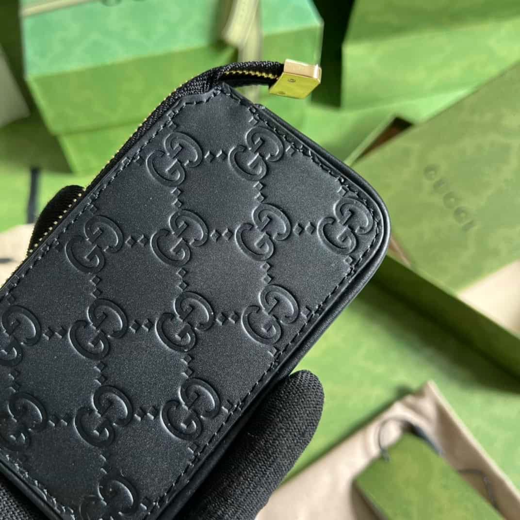 Gucci GG pattern Black key case 52013 | Sandra Bags - Image 5