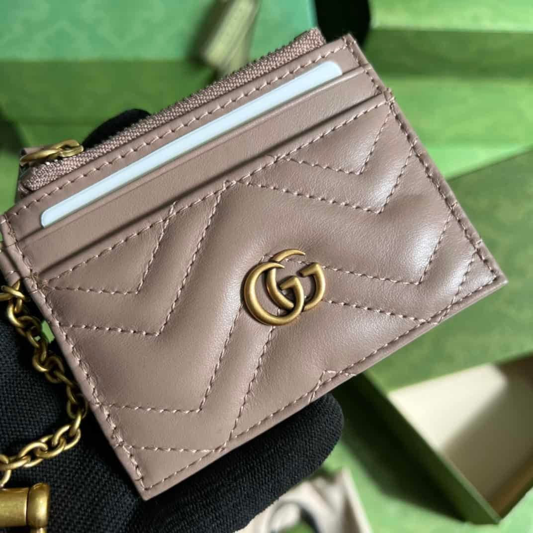 GUCCI - GG MARMONT LEATHER CARDHOLDER 64195 | Sandra Bags - Image 2