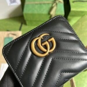 Gucci GG Marmont Pouch - Black 37016 | Sandra Bags