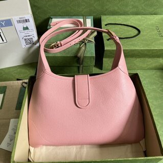 Gucci Cosmogonie Leather Shoulder Bag - Pink 94734 | Sandra Bags - Image 4