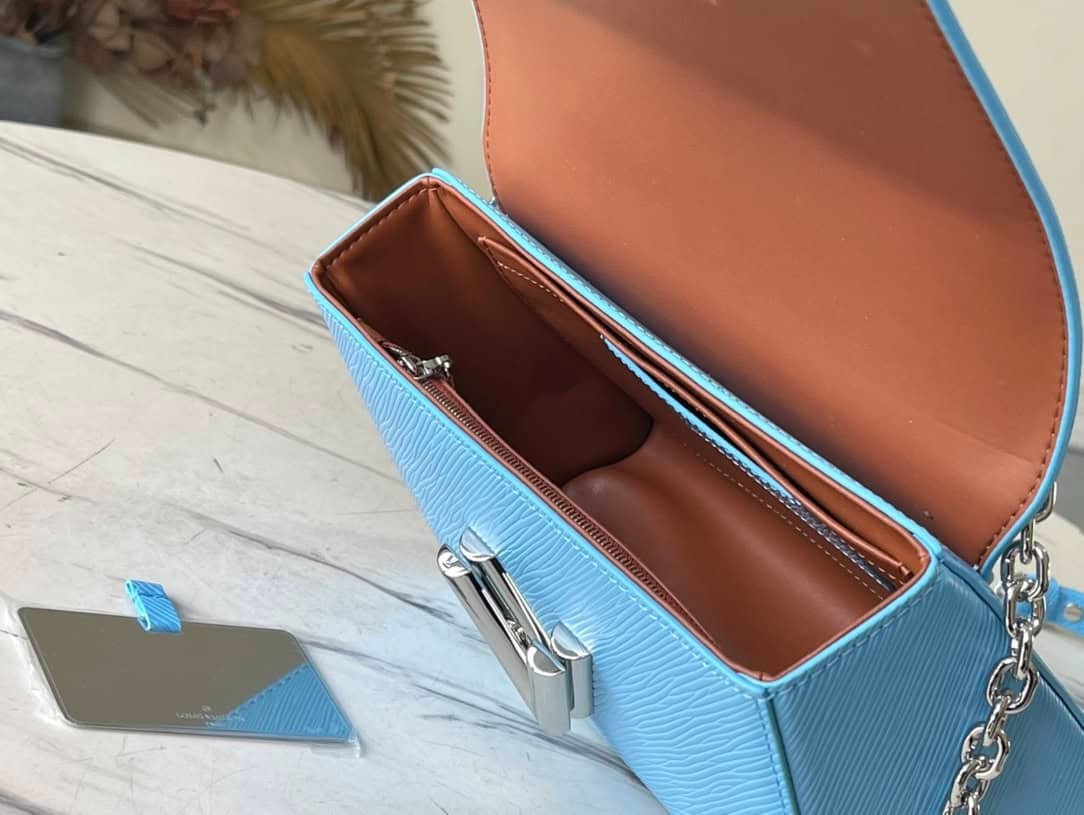 Louis Vuitton Twist Medium Handbag - Blue 56529 | Sandra Bags - Image 2