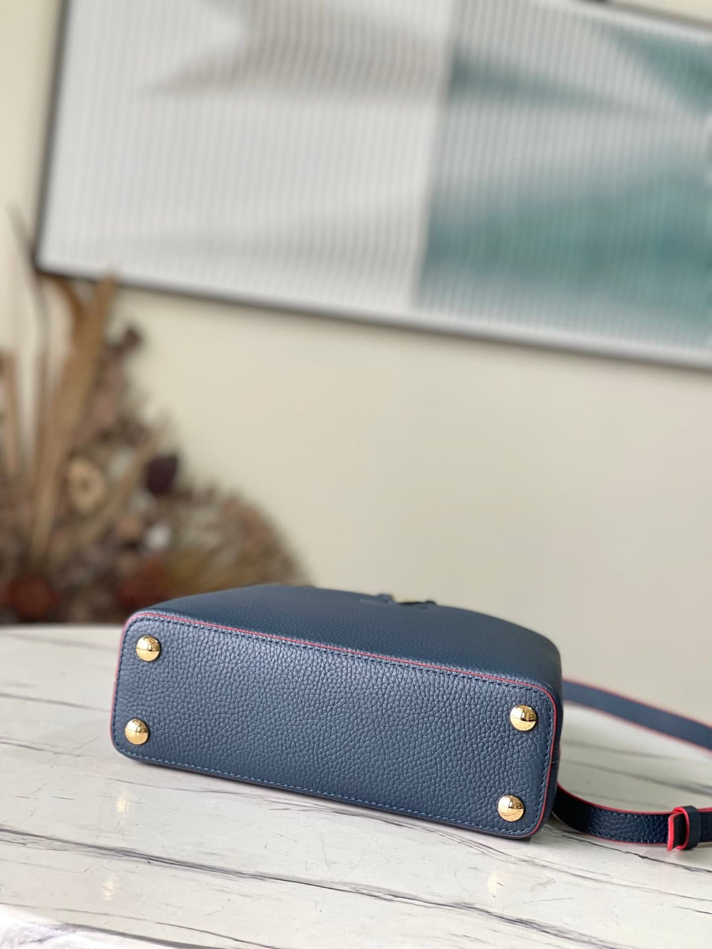 Louis Vuitton Capuchin Small BB HandBag - Navy Blue 15412 | Sandra Bags - Image 3