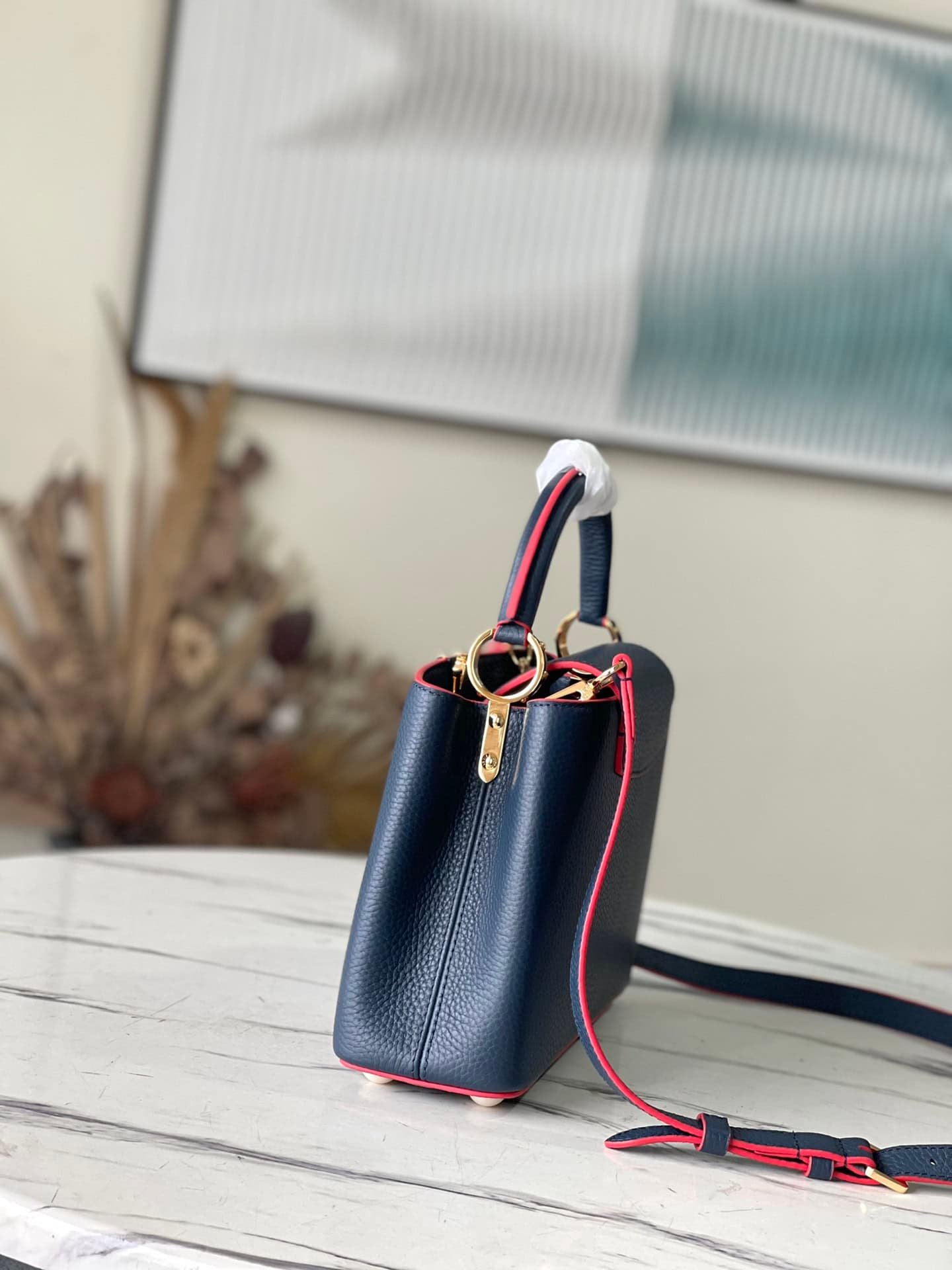 Louis Vuitton Capuchin Small BB HandBag - Navy Blue 15412 | Sandra Bags - Image 5