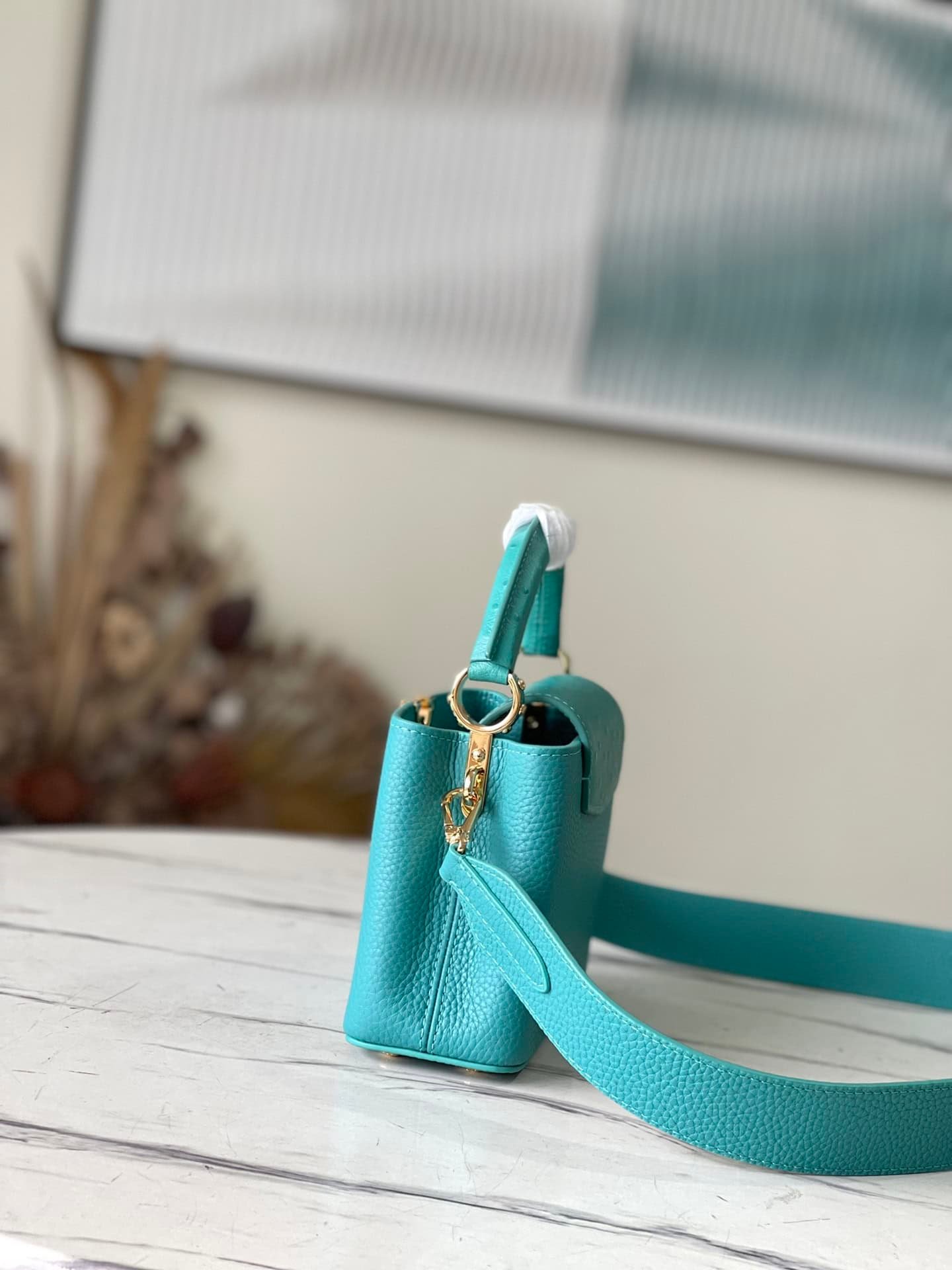 Louis Vuitton Capucines Mini Handbag - Blue 77572 | Sandra Bags - Image 2