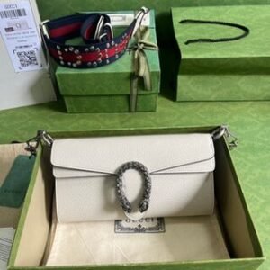 Gucci Dionysus Small Shoulder Bag - White 94774 | Sandra Bags