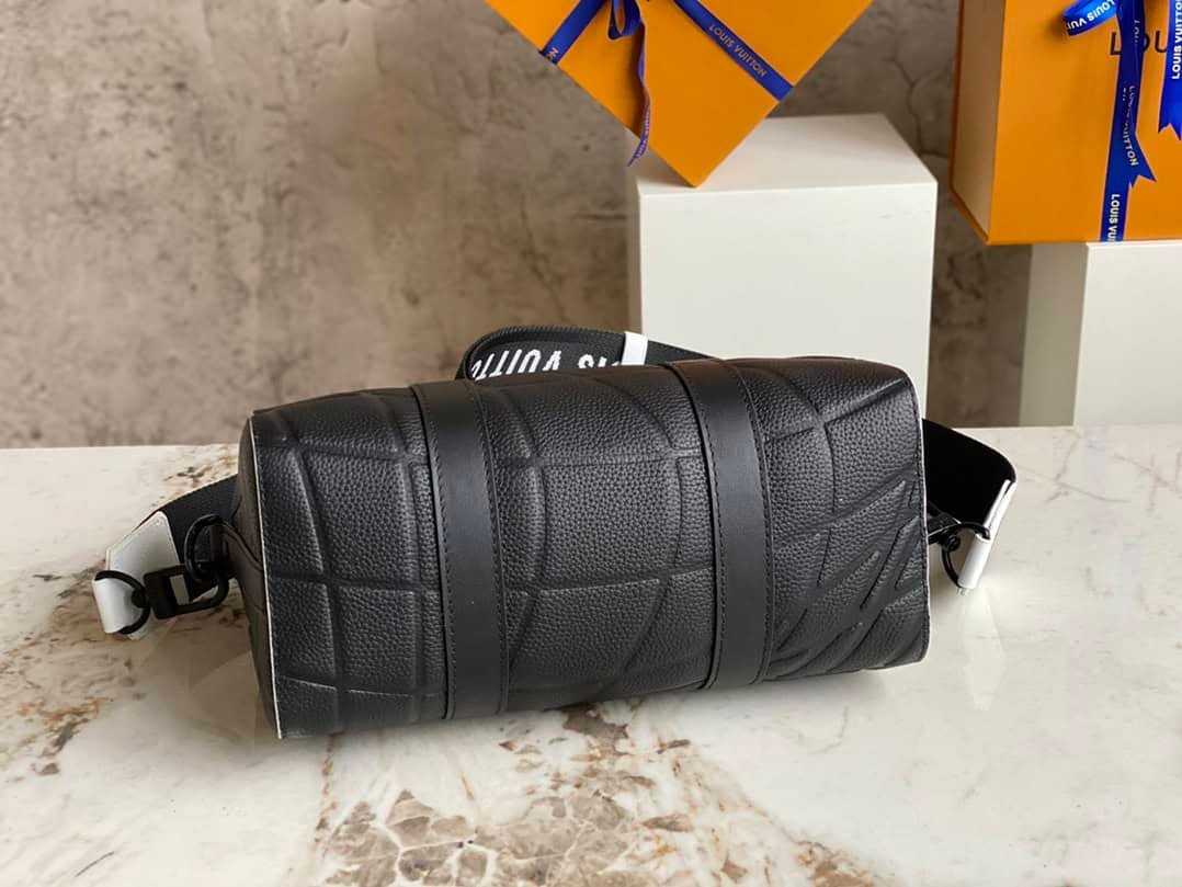 Louis Vuitton Men's CITY KEEPALL Pillow Handbag - Black 49241 | Sandra Bags - Image 3