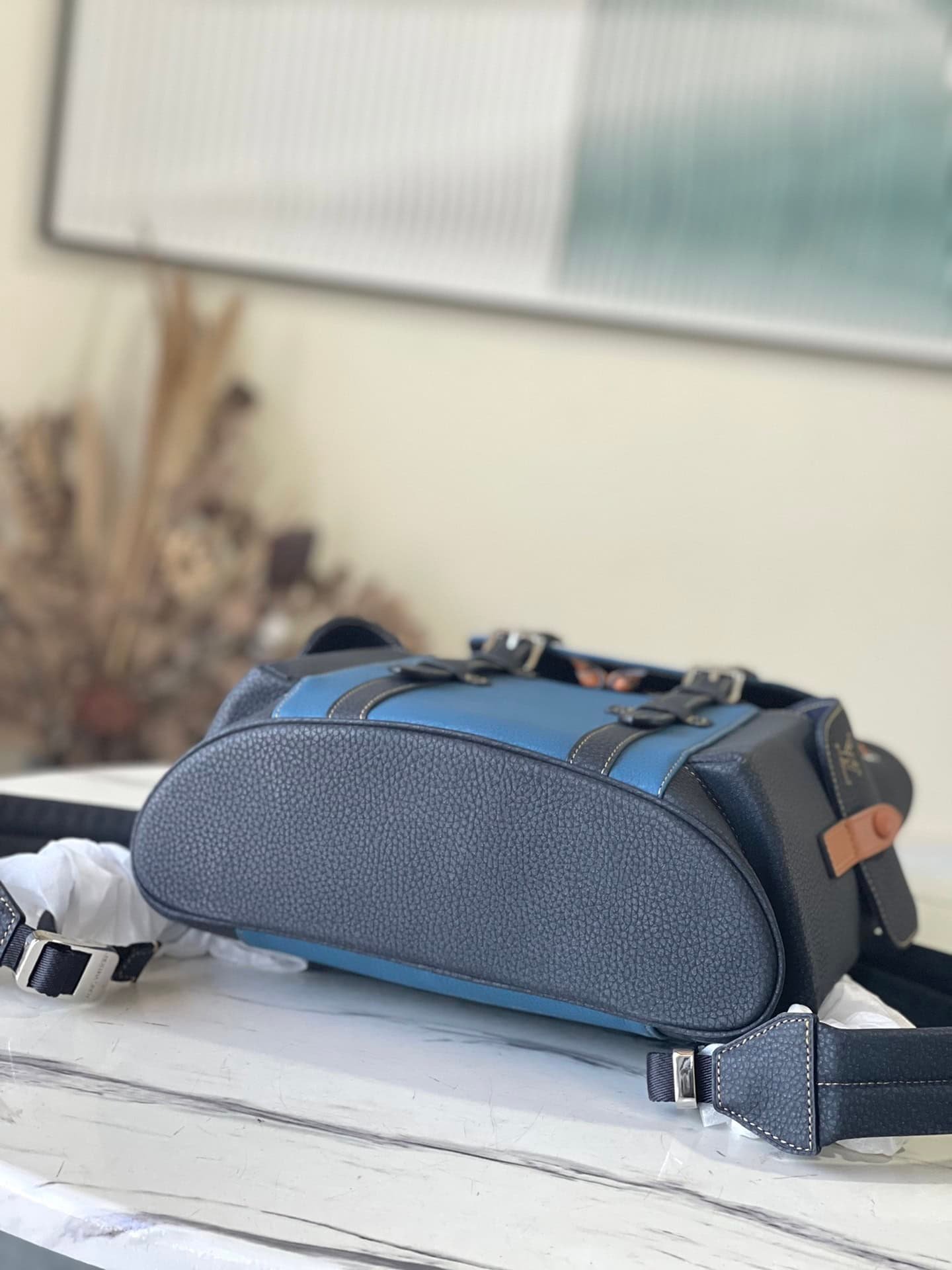 Louis Vuitton Christopher Small Backpack - Blue 21593 | Sandra Bags - Image 4