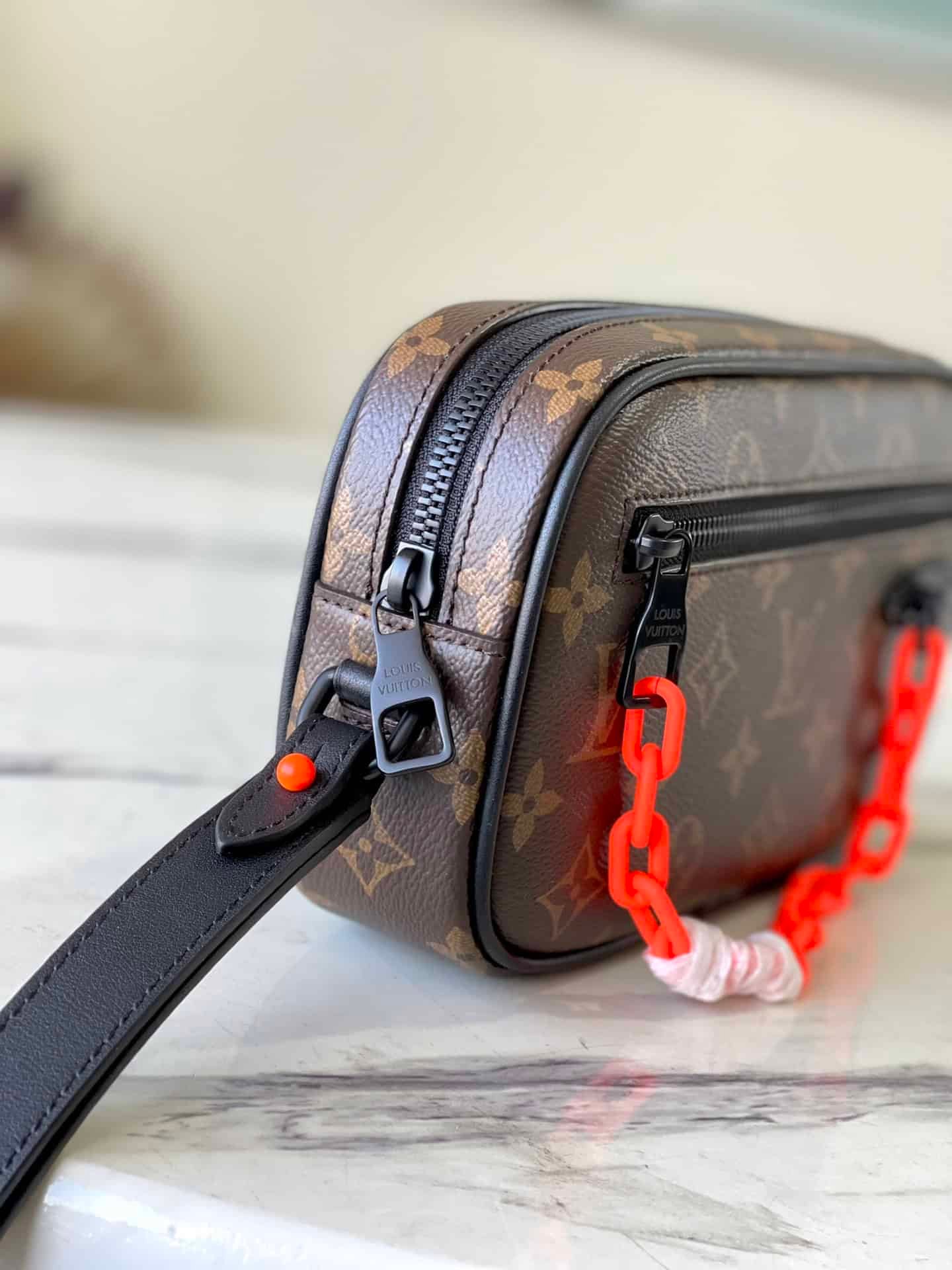 Louis Vuitton Virgil Abhol Chain Clutch Bag 51103 | Sandra Bags - Image 3