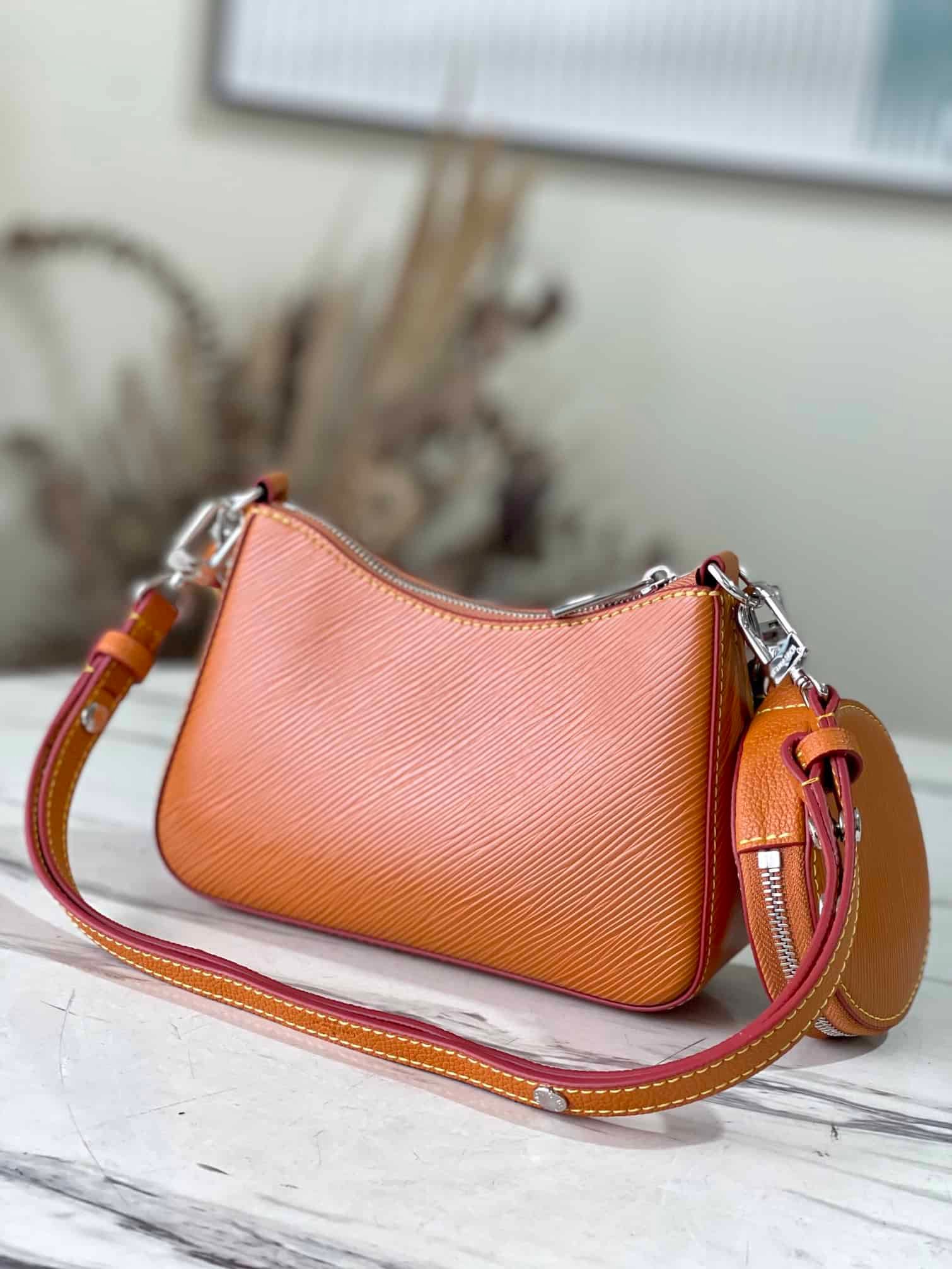 Louis Vuitton Marellini Handbag - Orange 24880 | Sandra Bags - Image 5