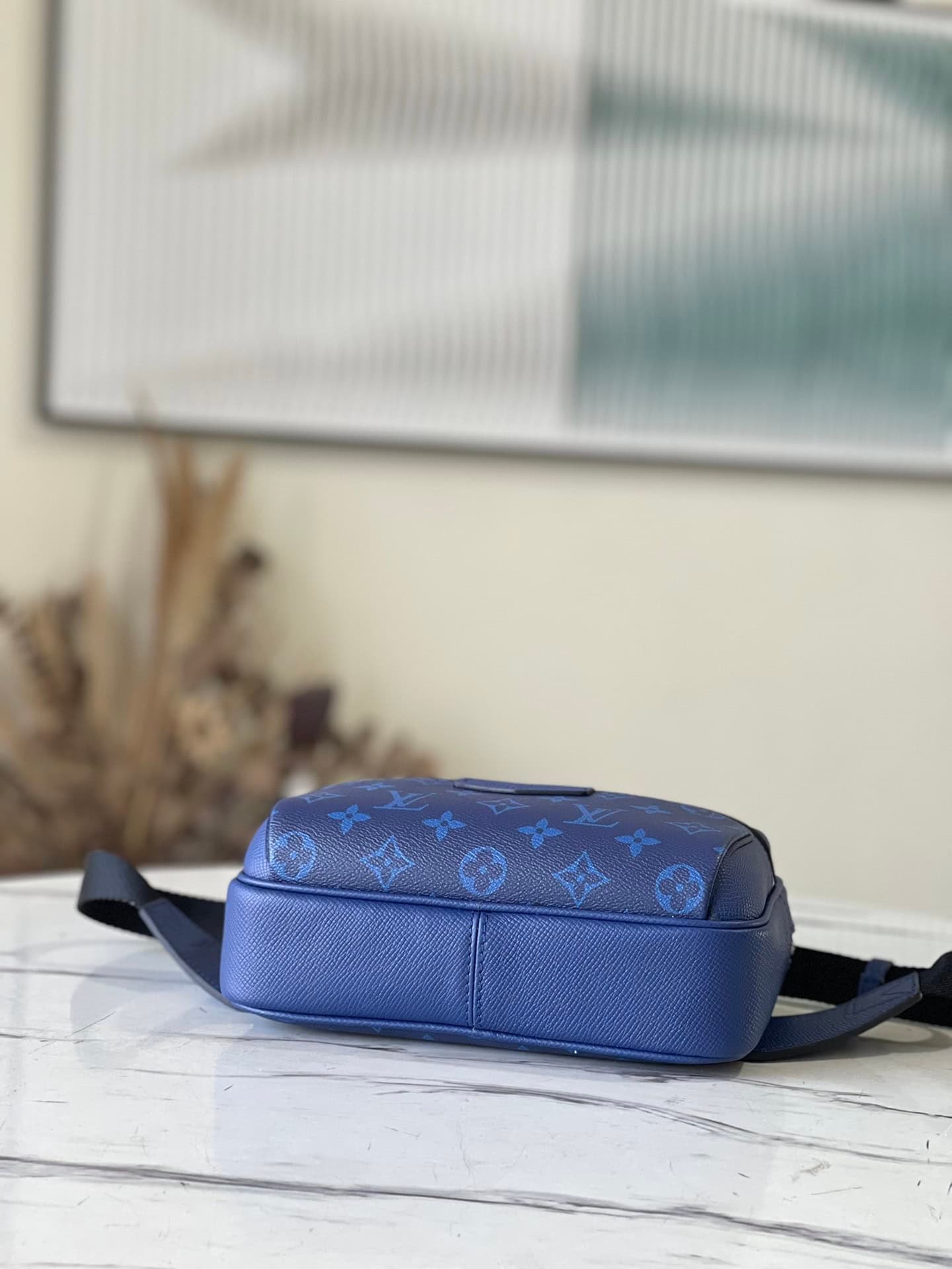 Louis Vuitton Saffiano Outdoor Waist Bag - Blue 48257 | Sandra Bags - Image 2