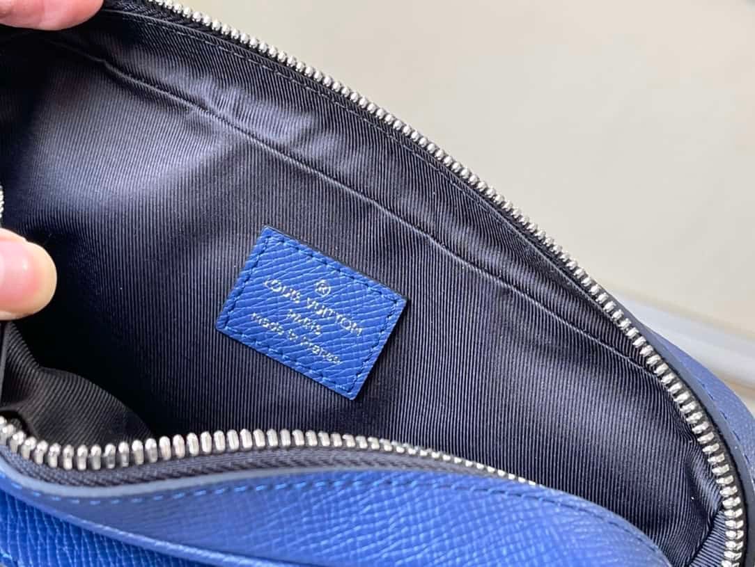 Louis Vuitton Saffiano Outdoor Waist Bag - Blue 48257 | Sandra Bags - Image 4