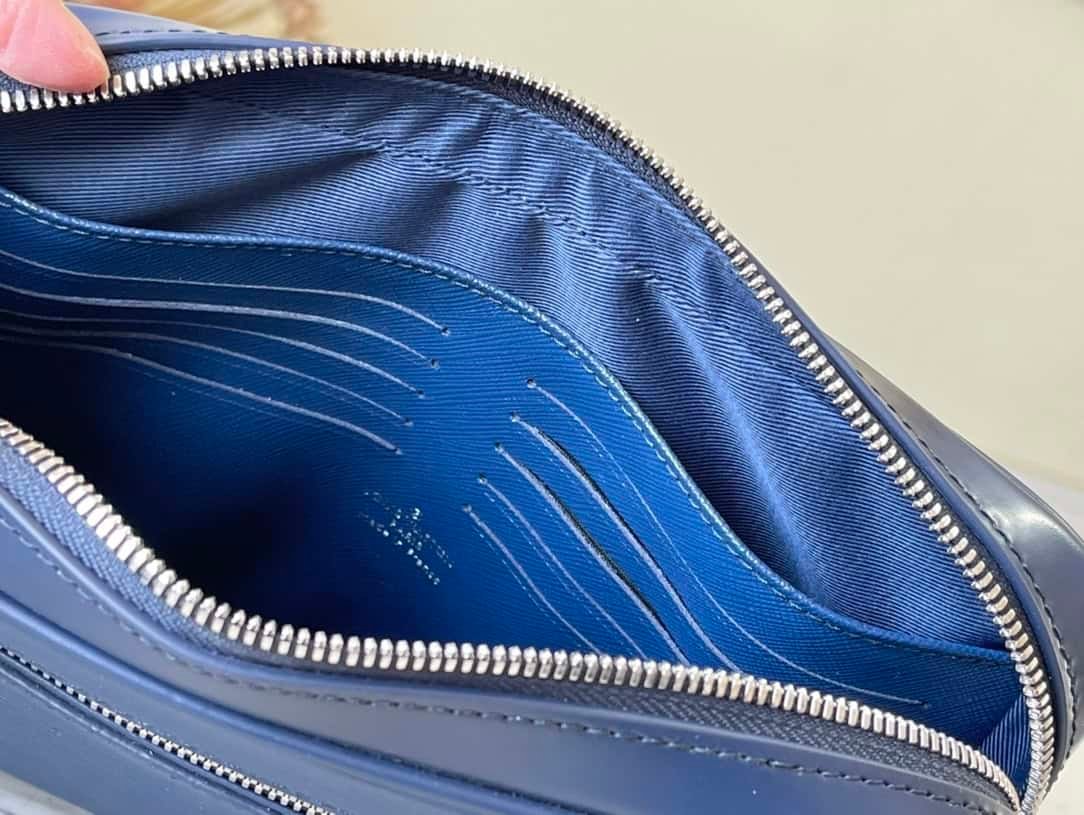 Louis Vuitton Kasai Cross Pattern Handbag - Blue 72539 | Sandra Bags - Image 2