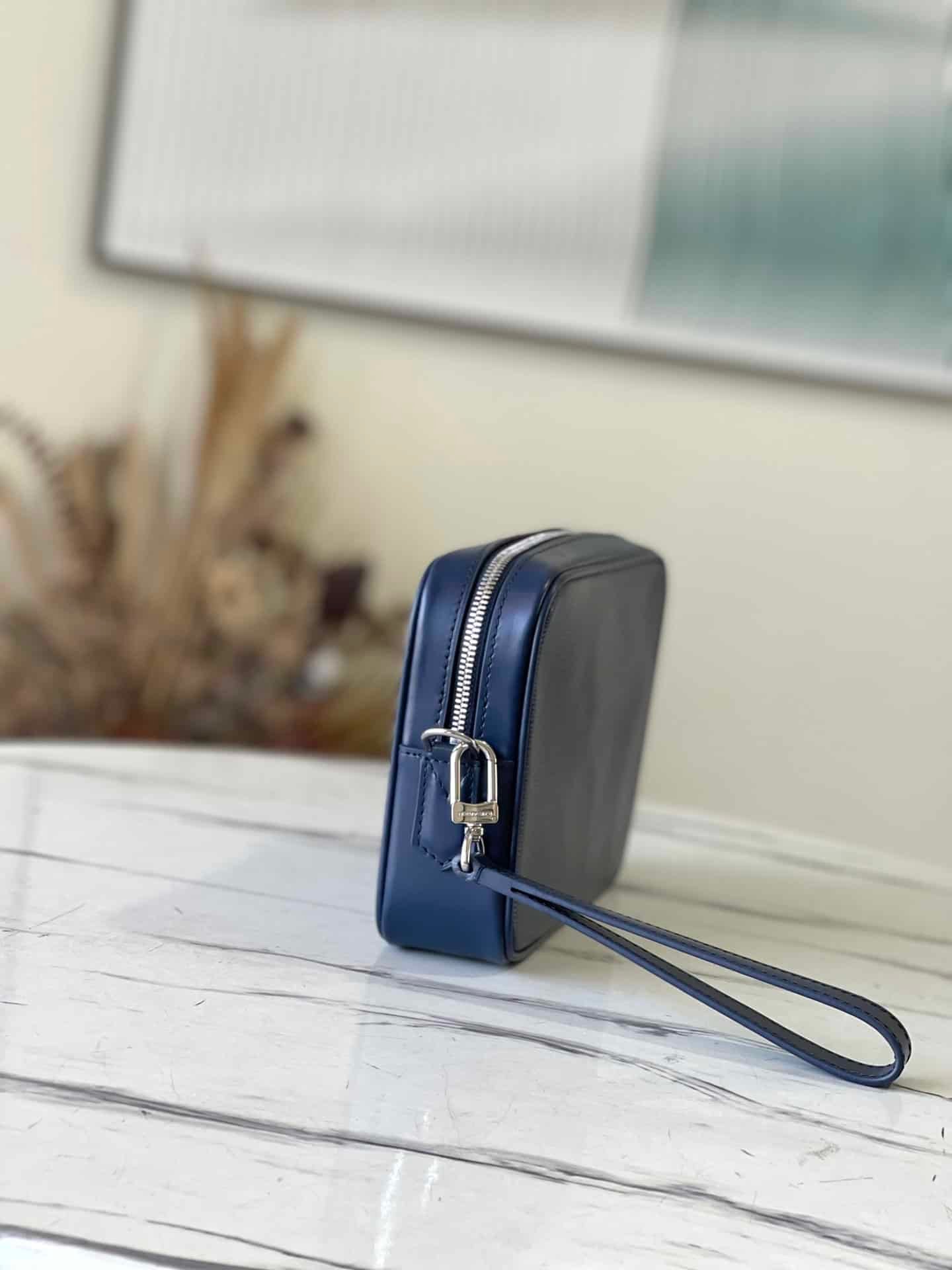 Louis Vuitton Kasai Cross Pattern Handbag - Blue 72539 | Sandra Bags - Image 3