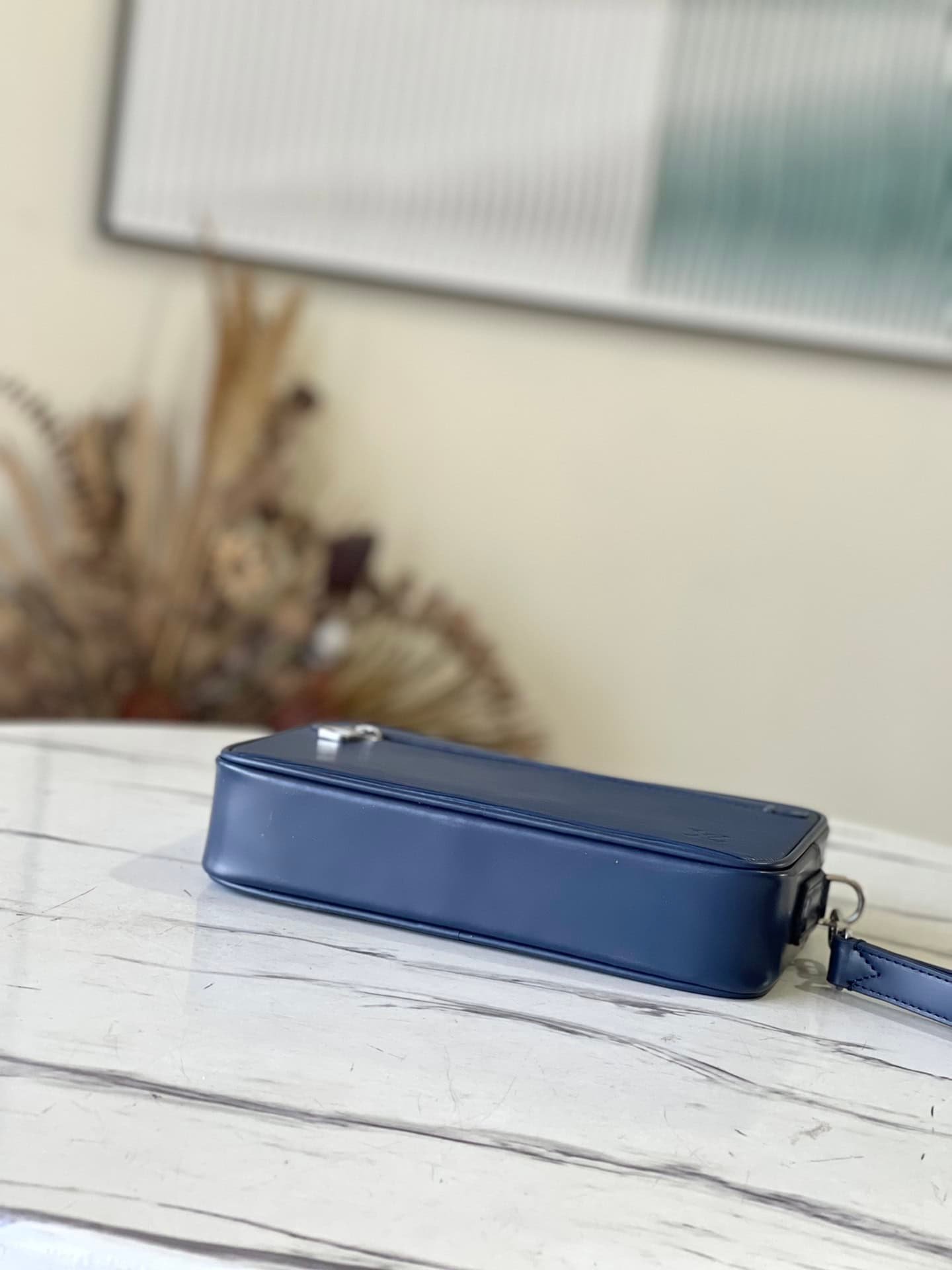 Louis Vuitton Kasai Cross Pattern Handbag - Blue 72539 | Sandra Bags - Image 5