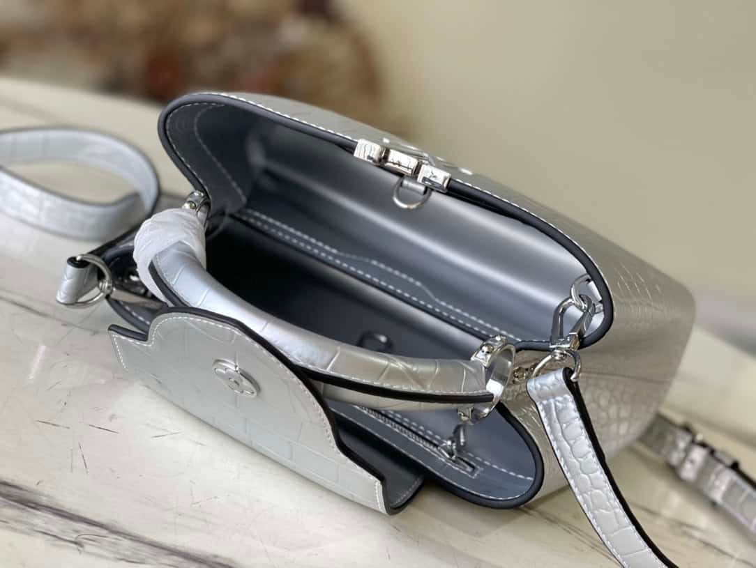 Louis Vuitton Capucines BB Handbag - Silver 53725 | Sandra Bags - Image 2