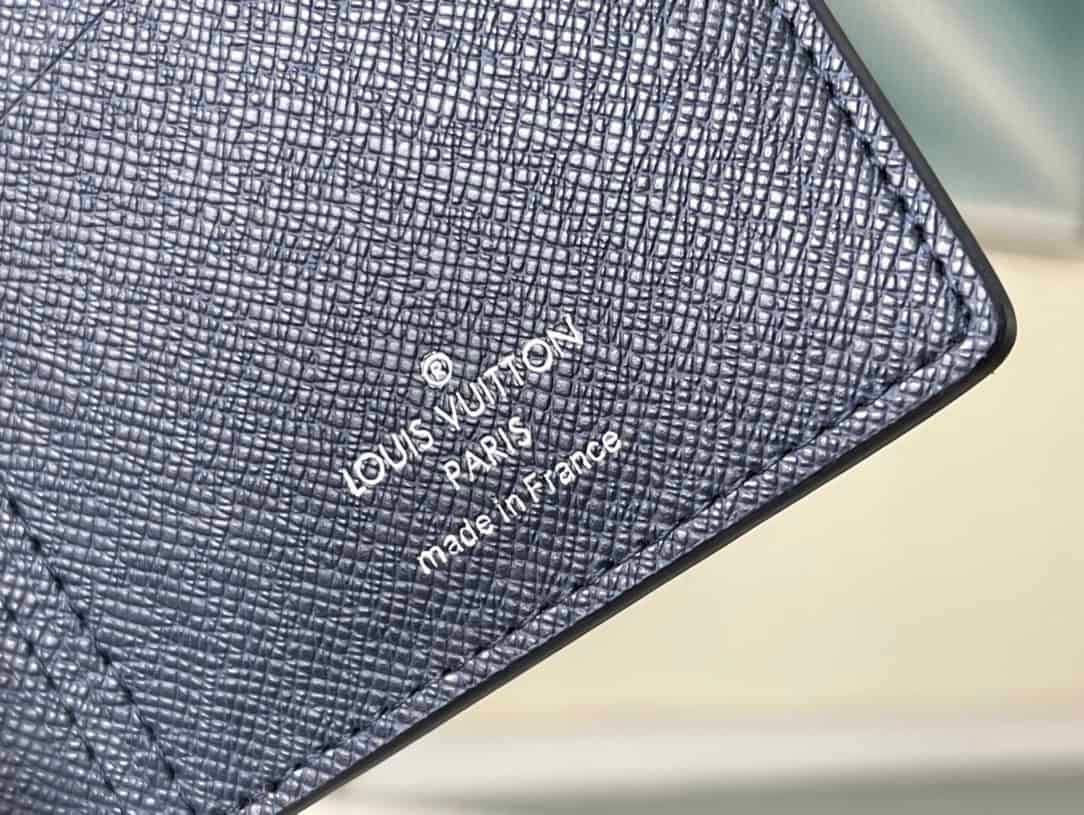 Louis Vuitton Saffiano Brown BRAZZA Wallet 91282 | Sandra Bags - Image 5